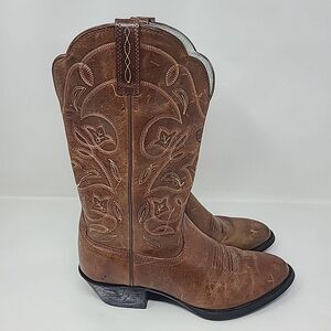 Ariat Women's Heritage US 6 B Western Brown Leather Cowgirl Boots